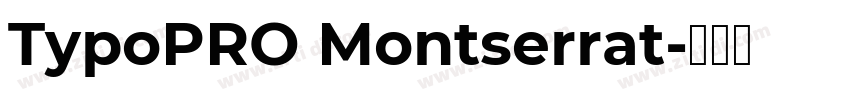 TypoPRO Montserrat字体转换